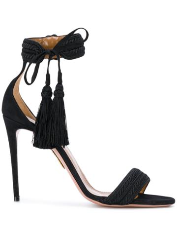 Aquazzura Shanty Sandals - Black