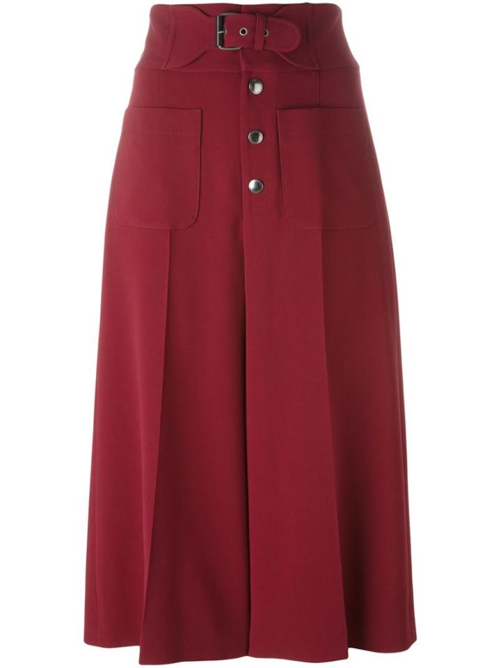 Red Valentino High-waisted Culottes, Women's, Size: 38, Acetate/viscose/polyester