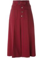 Red Valentino High-waisted Culottes, Women's, Size: 38, Acetate/viscose/polyester