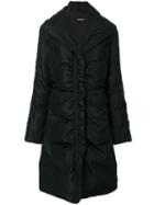 Versace Pre-owned Padded Mid-length Coat - Black