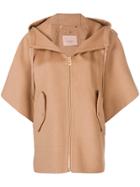 Twin-set Hooded Jacket - Neutrals