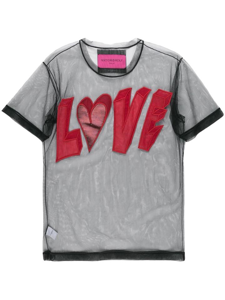 Viktor & Rolf Love T-shirt - Black