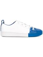 Dkny Brayden Luxe Classic Court Sneakers - White