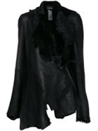 Ann Demeulemeester Asymmetric Fitted Jacket - Black