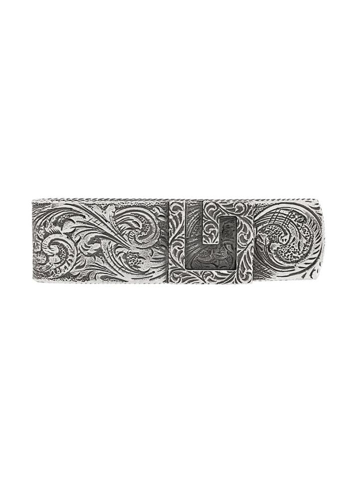 Gucci Square G Money Clip - Silver