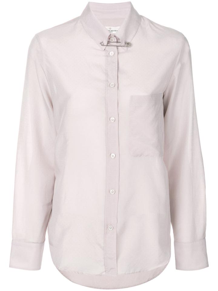Golden Goose Deluxe Brand Shirt With Pin Detail - Nude & Neutrals
