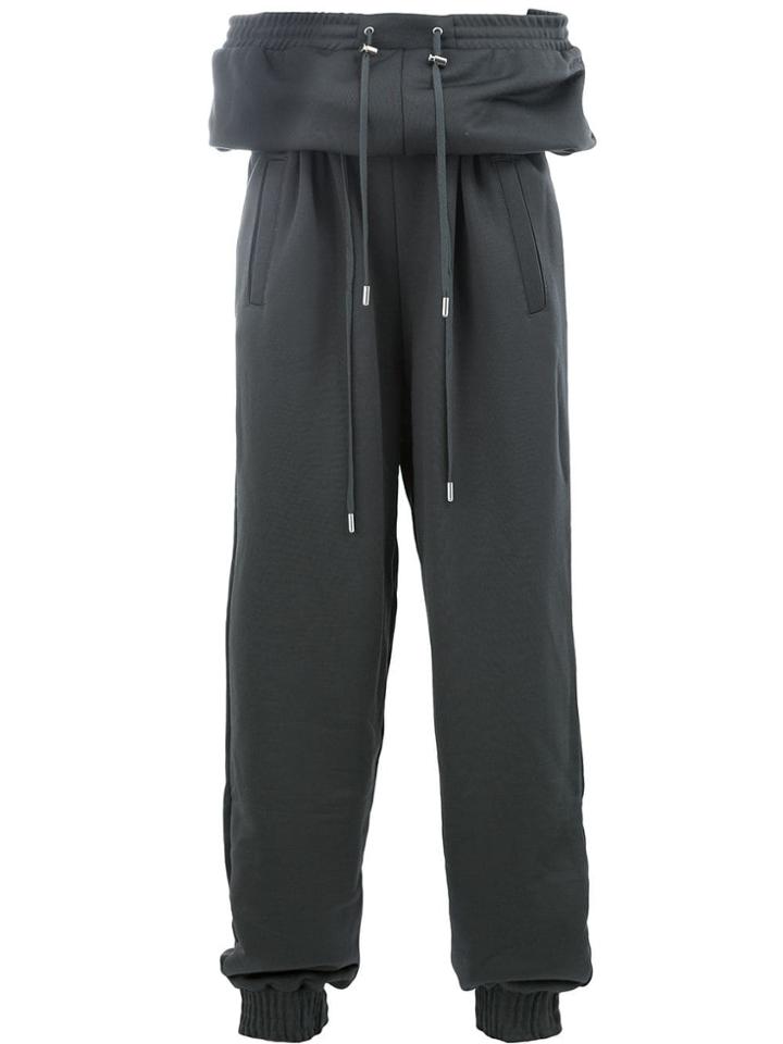 Y / Project Drawstring Track Trousers - Grey