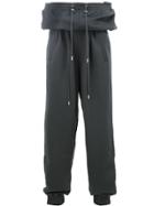 Y / Project Drawstring Track Trousers - Grey