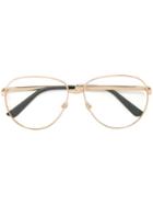 Gucci Eyewear Oval Frame Glasses