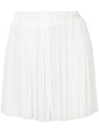 Elena Makri Short Pleated Skirt - White