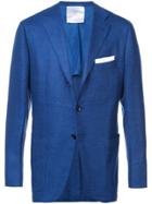 Kiton Classic Long Sleeved Jacket - Blue