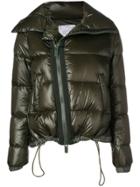 Sacai Zipped Padded Jacket - Green