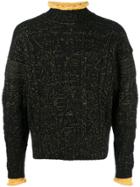 Jean Paul Gaultier Vintage Frilled Collar Jumper - Black