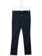Tommy Hilfiger Junior Teen Straight Leg Chino Trousers - Blue