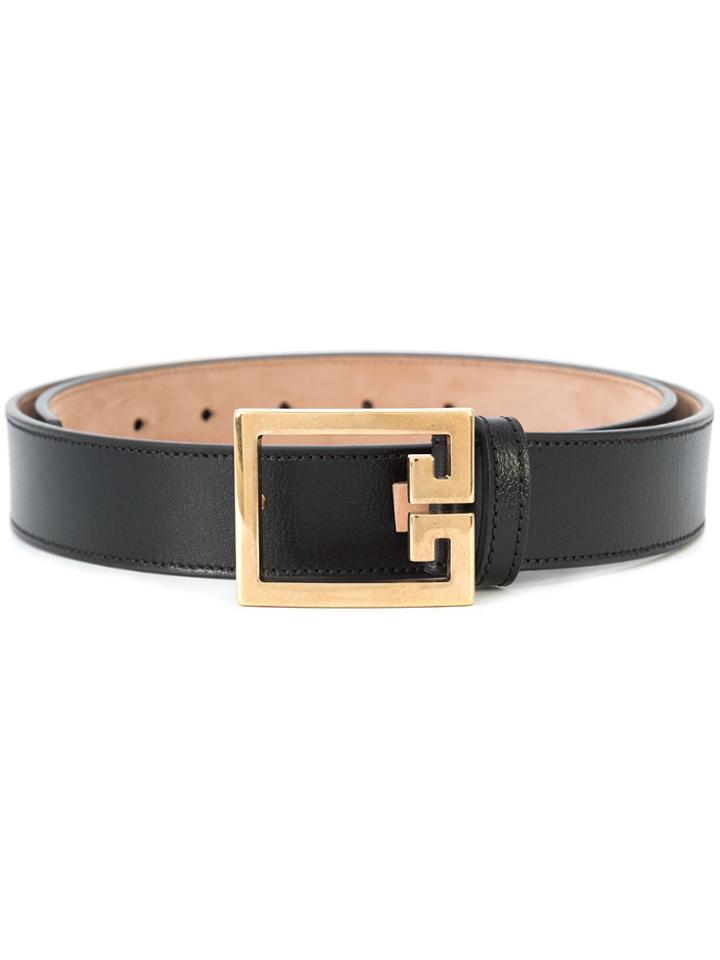 Givenchy Logo Embellished Belt - Black