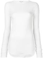 Helmut Lang - Crew Neck Top - Women - Cotton - S, White, Cotton