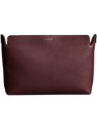 Burberry The Medium Tri-tone Leather Clutch - Pink & Purple