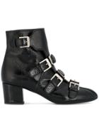 Laurence Dacade Black Patent Prisca Buckle 55 Boots