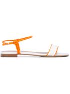 Tabitha Simmons Bungee Flat Sandals - White