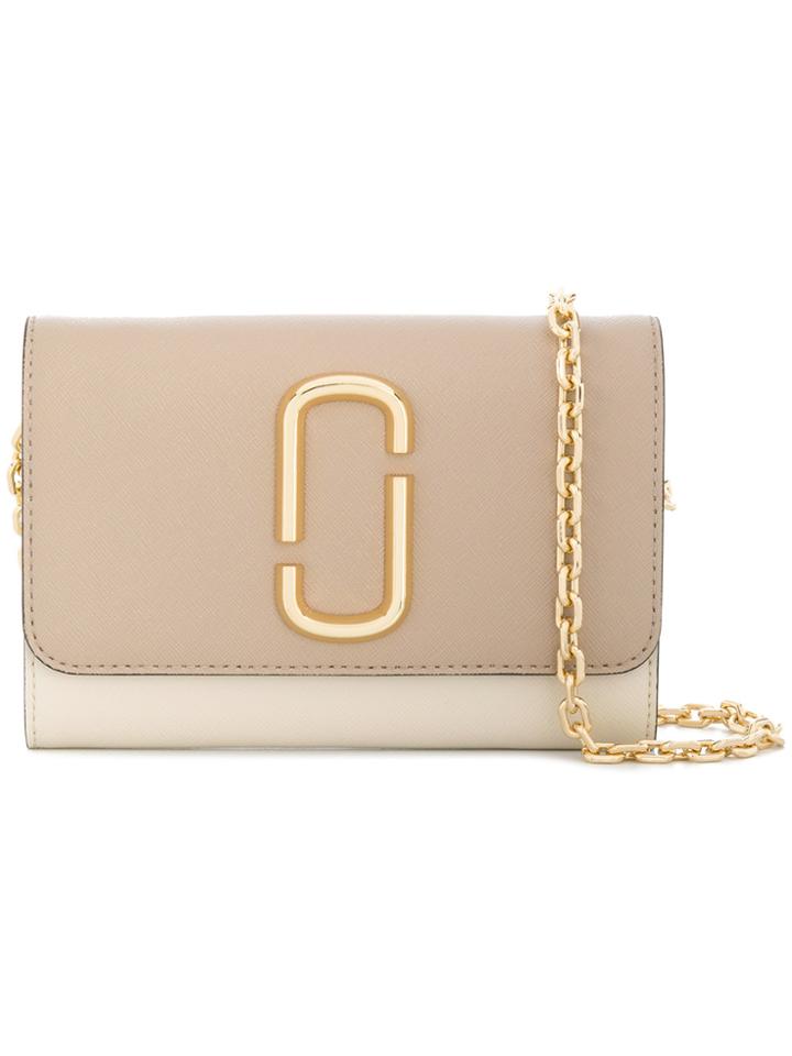 Marc Jacobs Snapshot Wallet Shoulder Bag - Nude & Neutrals