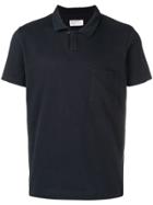 Universal Works Knitted Polo T-shirt - Blue