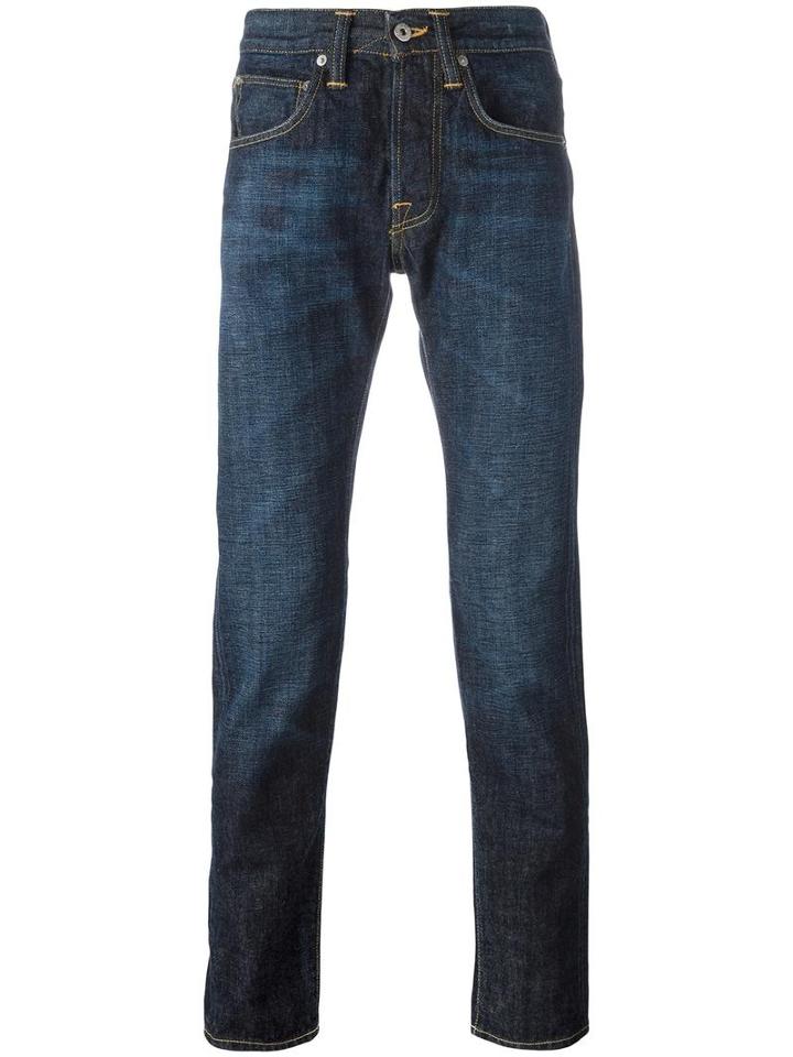 Edwin Slim Fit Jeans, Men's, Size: 33, Blue, Cotton/polyester