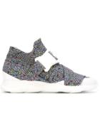 Christopher Kane Safety Buckle Sneakers, Women's, Size: 36, Rubber/polyester