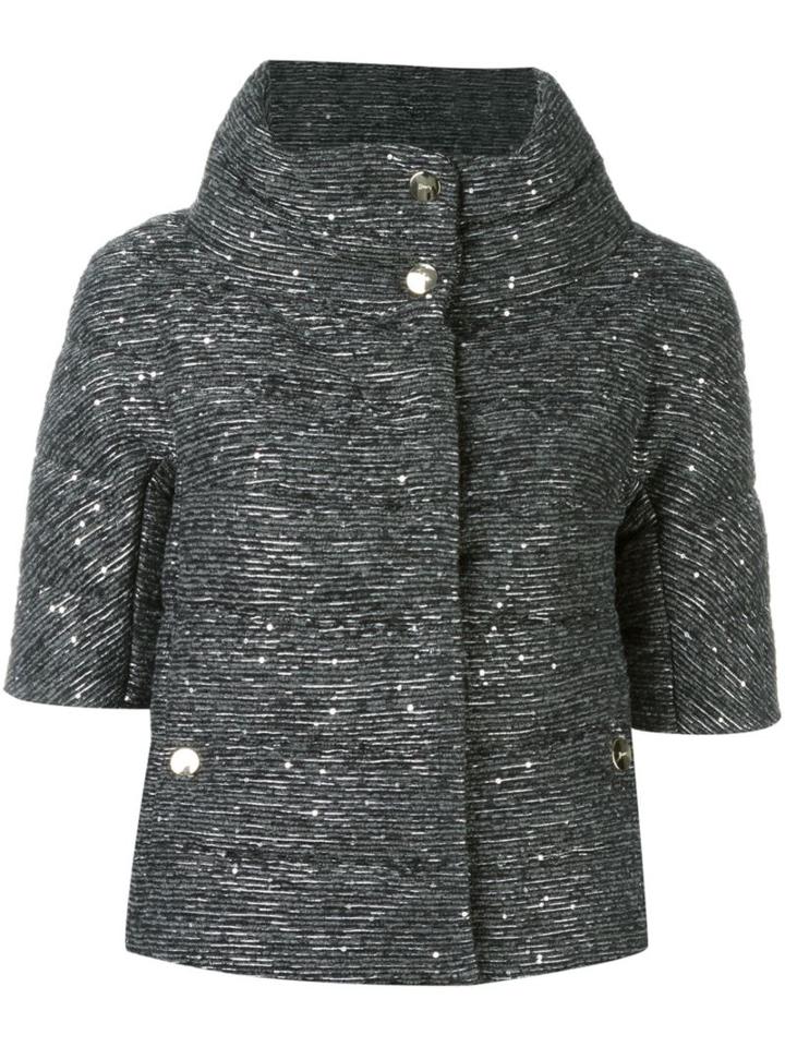 Herno Padded Jacket, Women's, Size: 46, Grey, Cotton/acrylic/polyamide/other Fibers