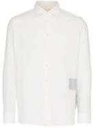 78 Stitches Patchwork Embroidered Cotton Shirt - White