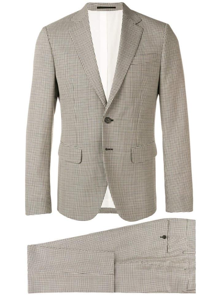 Dsquared2 Two-piece Check Suit - Black