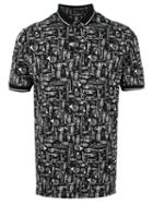Dolce & Gabbana - Instrument Print Polo Shirt - Men - Cotton - 48, Black, Cotton