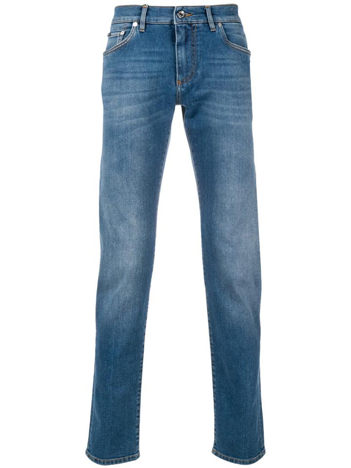 Dolce & Gabbana Straight-leg Jeans - Blue