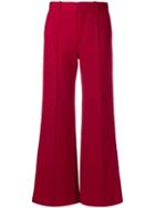 See By Chloé Flared High-waisted Trousers