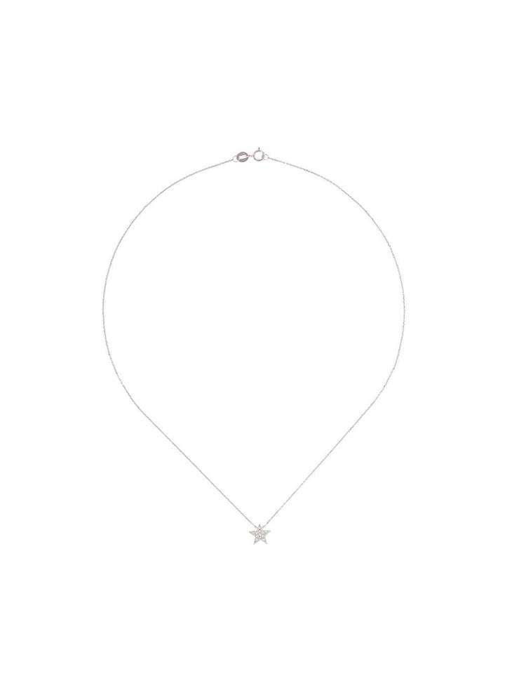 Dana Rebecca Diamond And 14kt White Gold Julianne Himiko Star Necklace