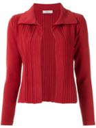 Egrey - Knitted Jacket - Women - Acrylic/spandex/elastane/viscose/polyimide - P, Red, Acrylic/spandex/elastane/viscose/polyimide