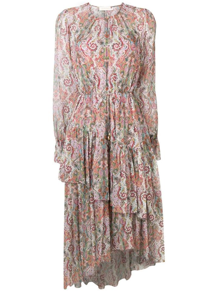 Zimmermann Paisley Day Dress - Pink