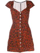 Miaou Leopard Print Gigi Dresss - Red