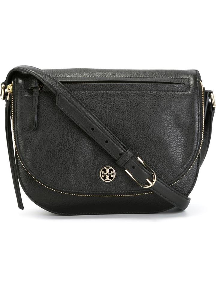 Tory Burch Front Zip Shoulder Bag