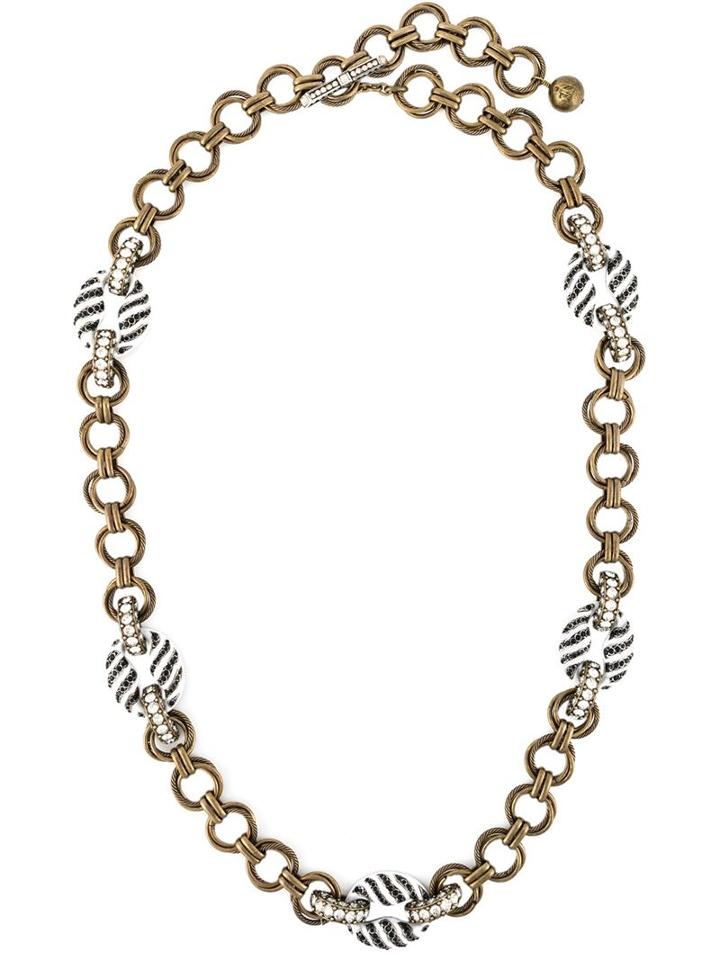 Lanvin Chain Embellished Necklace