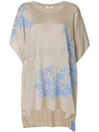 Fendi Floral Jacquard Knit Top - Nude & Neutrals