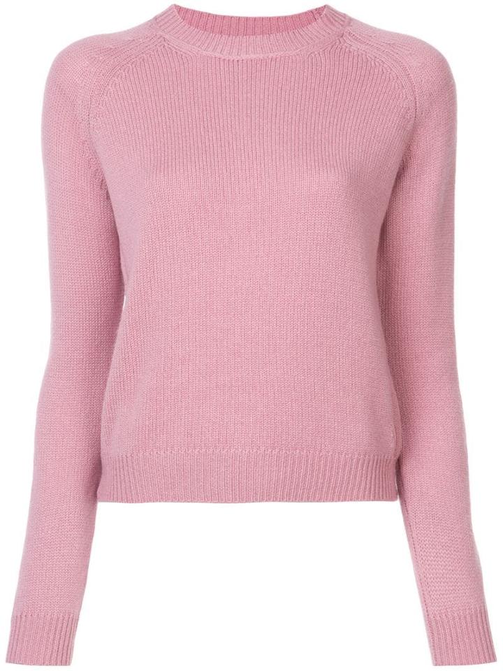 Alexandra Golovanoff Crew Neck Knitted Sweater - Pink