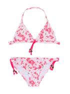 Sunuva 'japanese Blossom' Bikini, Girl's, Size: 8 Yrs, Pink/purple