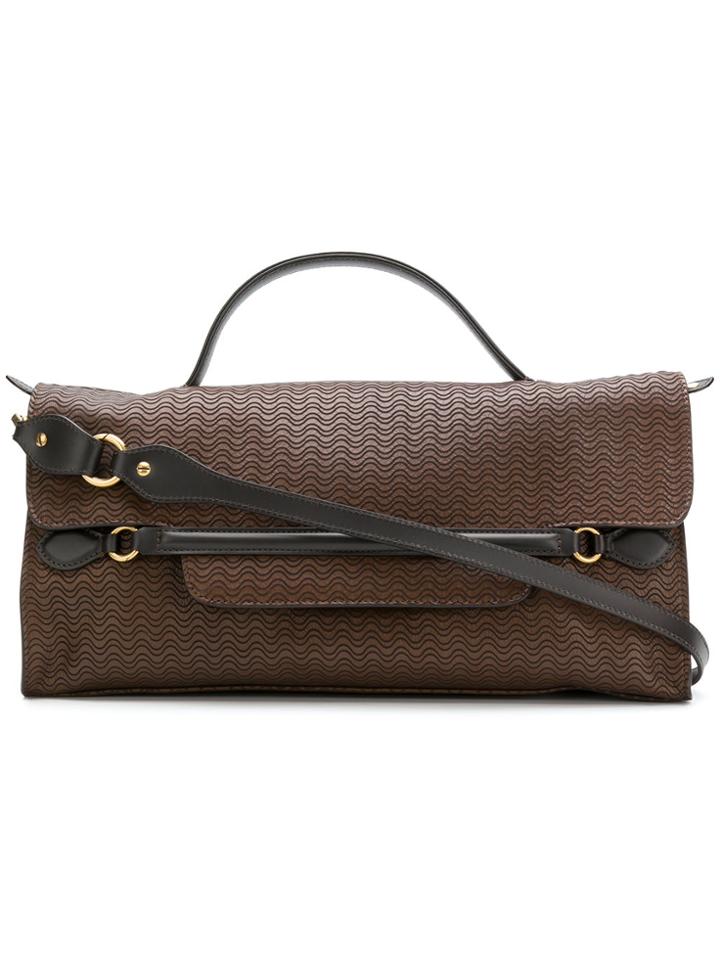 Zanellato Embossed Nina Bag - Brown