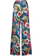 F.r.s For Restless Sleepers Floral Trousers - Blue