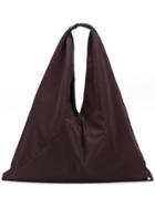 Mm6 Maison Margiela Triangle Tote - Pink & Purple