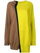 Antonio Marras Two-tone Asymmetric Sweater - Neutrals