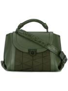 Salvatore Ferragamo Foldover Satchel Bag - Green