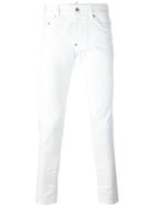 Dsquared2 Skater Dyed Jeans, Men's, Size: 52, White, Cotton/spandex/elastane