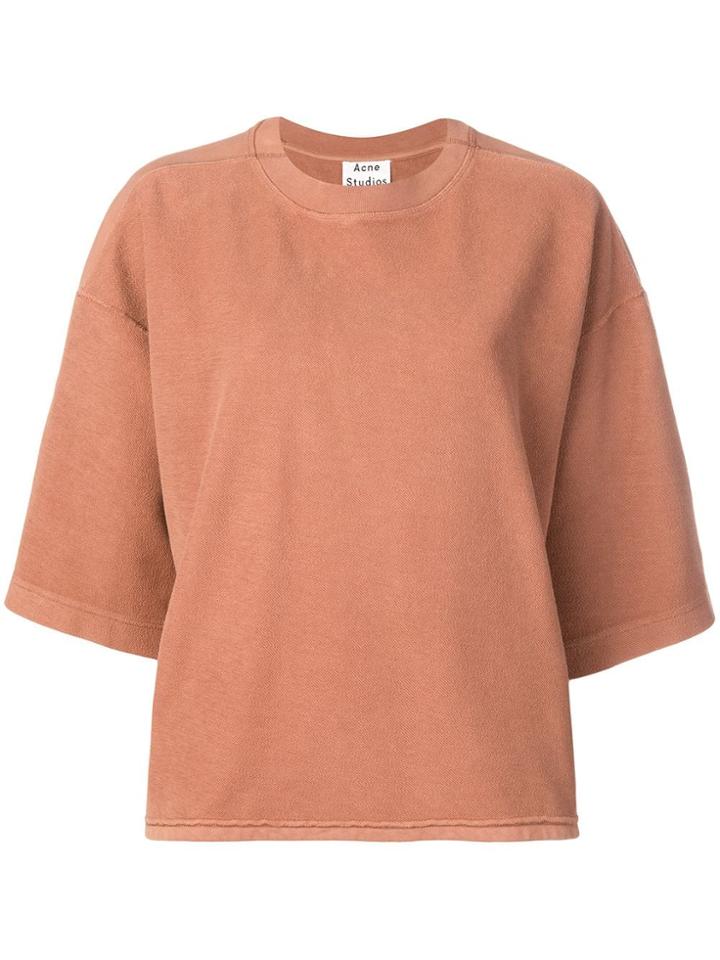 Acne Studios Reverse Oversized T-shirt - Neutrals