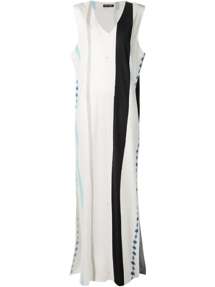 Baja East Striped Tunic Dress